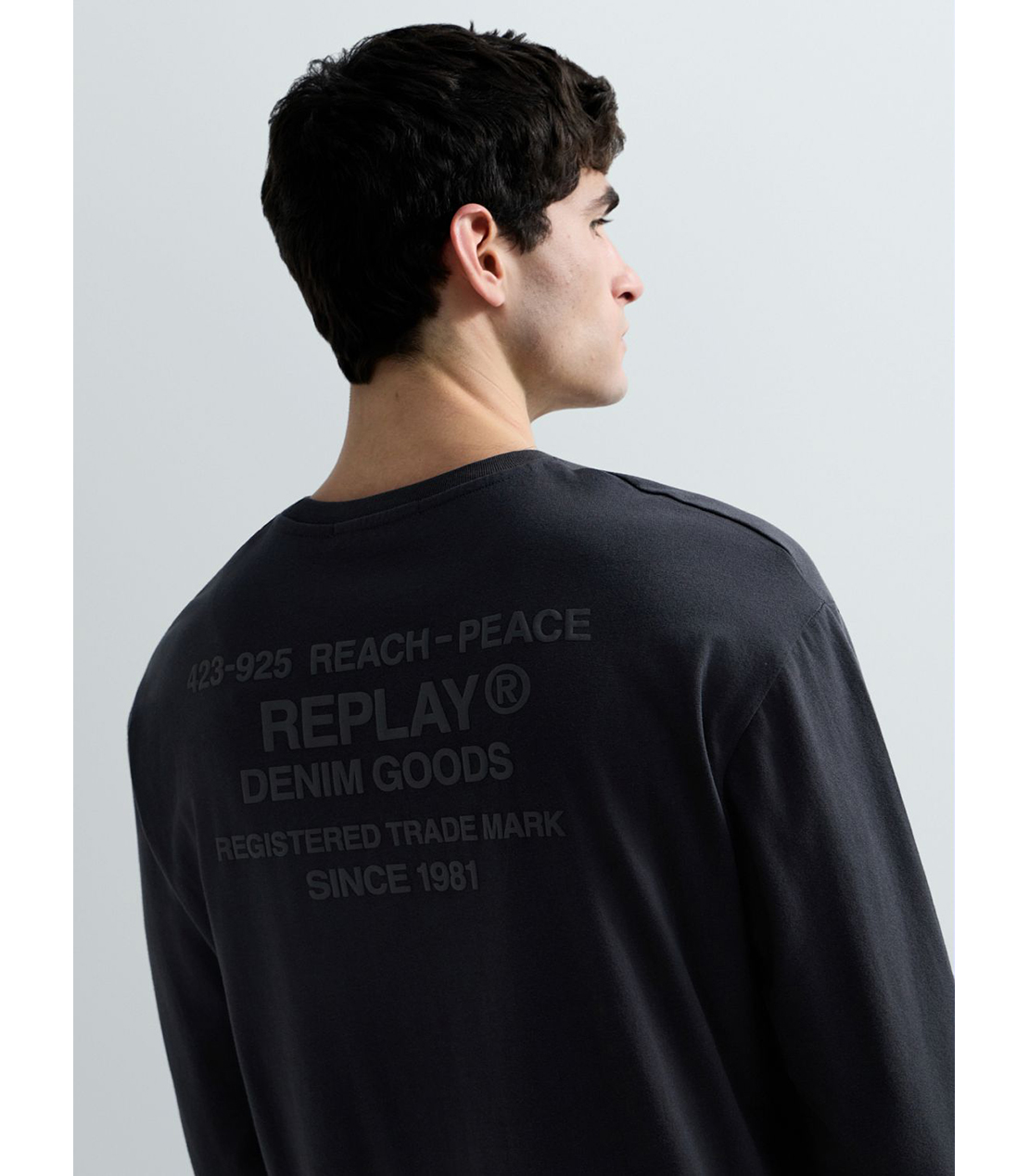 オープンエンドジャージーロングTシャツ 詳細画像 ダークグレー 7